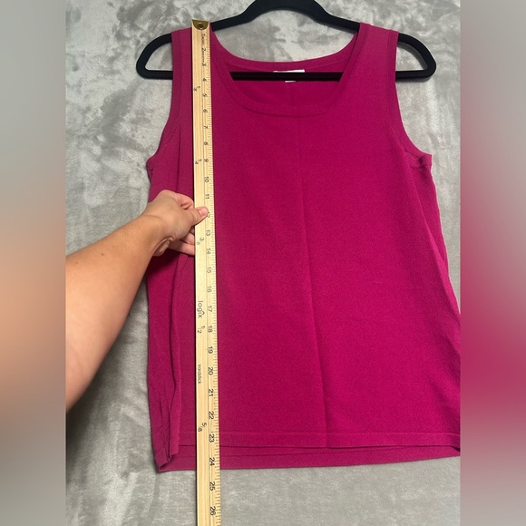Erin London Tank Top Women’s Small Hot Pink Travel Classic Layering - Picture 6 of 7